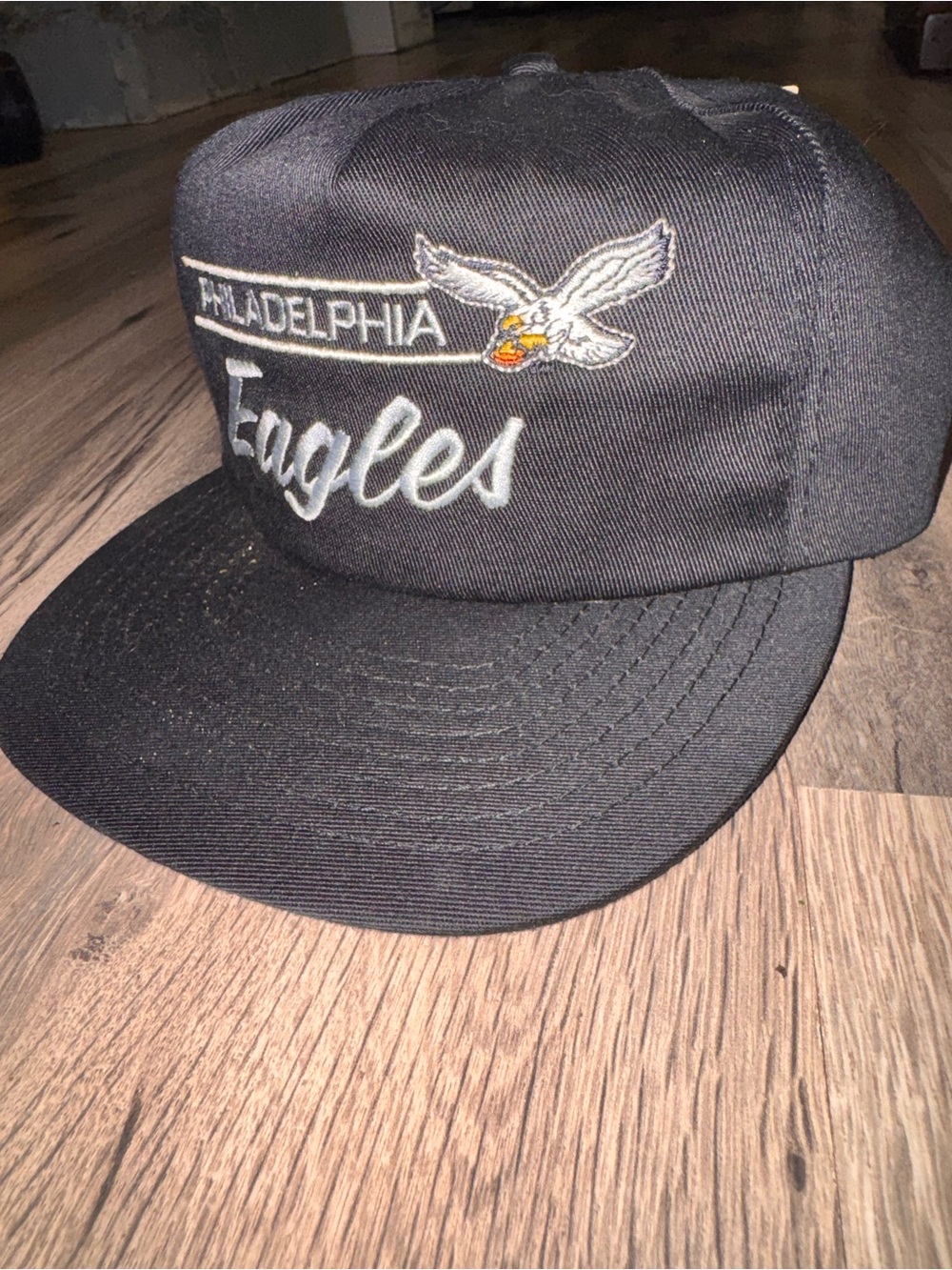 VINTAGE 80s Philadelphia Eagles NFL Official Snapback Hat